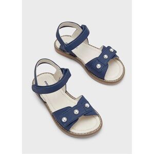 Mayoral Blue Kids Sandals with Pearl Details